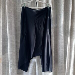 Black Asymmetrical Pant / Skirt